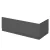 Fusion Bath Front Panel 1700mm and Plinth Grey - Image 3