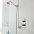 Twin Thermostatic Shower Valve Chrome  210 120 135 - Image 2