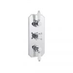 Triple Thermostatic Shower Valve Chrome 280 120 135