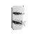 Shower Valves Traditional Twin Thermostatic Shower Valve 210 120 135