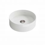 Orce Fluted Round Countertop Basin