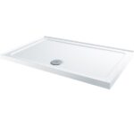1200 x 800 ABS Stone Low Profile Upstand Shower Tray