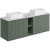 1400 Fluted Cabinet & Marble Counter Top - 1400w x 500h x 389d - Image 3