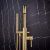 Orce Freestanding Bath Shower Mixer - Brushed Brass / Brushed Bronze - Image 3