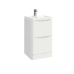 Borde 500 Floor Cabinet with Basin - 500w x 850h x 450d