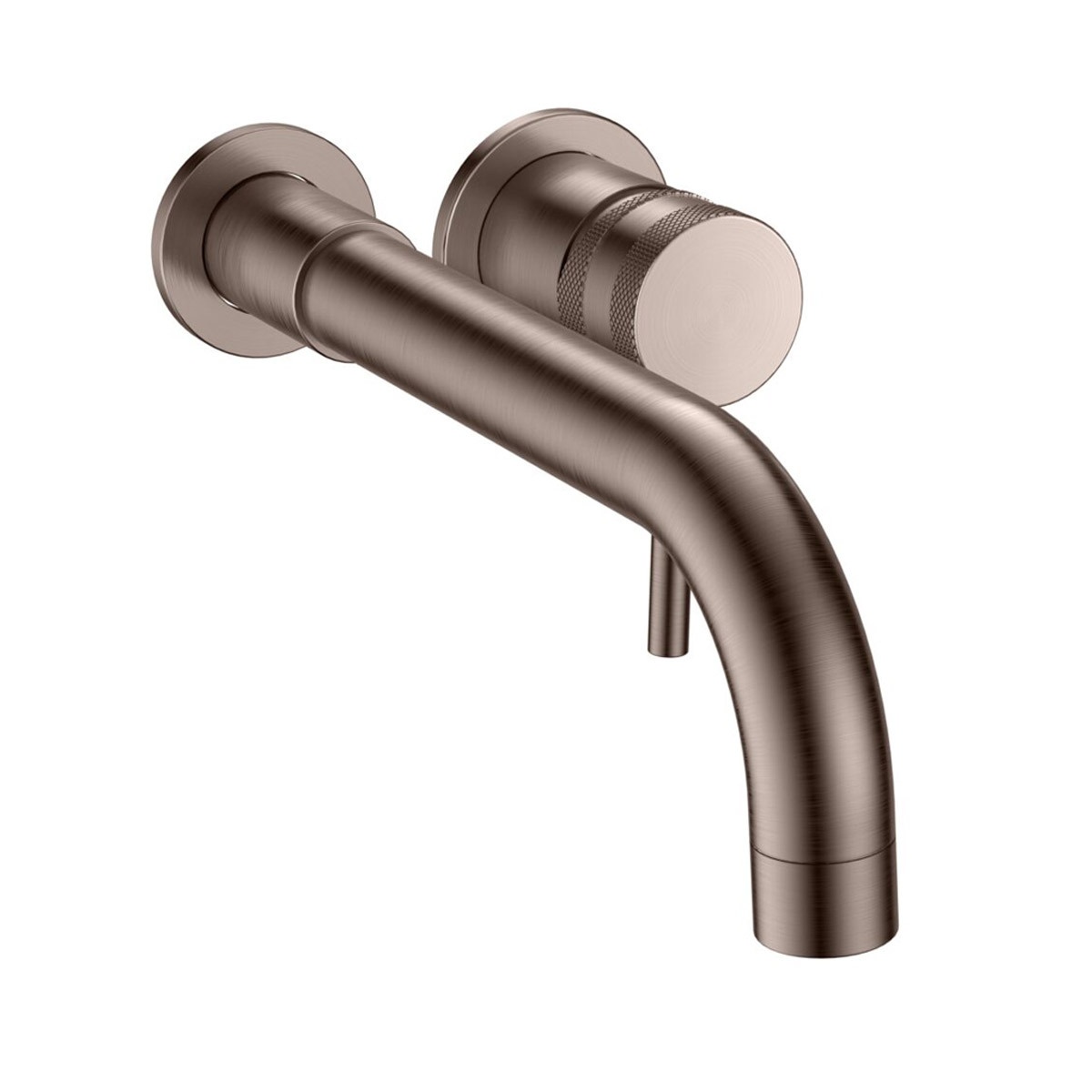 scudo-core-brushed-bronze-wall-mounted-basin-bath-mixer-tap Orce Wall Mounted Basin/Bath Mixer – Brushed Bronze - Image 1