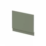 Straight Bath End Panel 750mm and Plinth Green