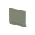Straight Bath End Panel 750mm and Plinth Green