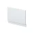 Urban Bath End Panel 800mm Gloss White