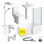 Kerridge L- Shaped 1600 Complete Bath Set