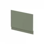 Straight Bath End Panel 800mm and Plinth Green