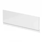 Straight Bath Front Panel 1700mm and Plinth High Gloss White