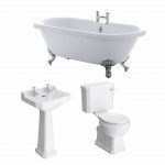 Bordeaux Traditional Double Ended Roll Top Bath Suite