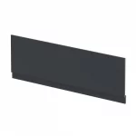Straight Bath Front Panel 1800mm and Plinth Soft Black