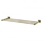 Jaquar Kubix Prime Towel Shelf 600mm Long without Lower Hangers, Stainless Steel