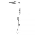 Jaquar Combo of Aquamax Thermostatic Shower Mixer with 2-way diverter , Shower Arm, Overhead Shower, Hand Shower, Shower Hose & Wall Outlet