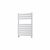 Bristol Towel Radiators Towel Rail 800h x 500w x 72d mm - Image 3
