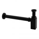 The Astracast Matt Black Square Bottle Trap