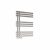 Cardiff Towel Radiators Double Towel Rail 800h x 600w x 70d - Image 3