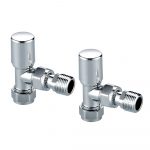 Radiator Valve Angled 15mm (Pair)