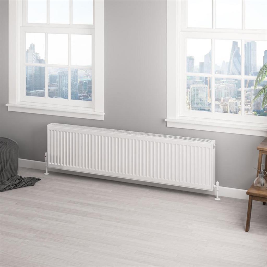 EB_T22_CP_400x1600_GW Type 22 Compact Panel Radiator 400 x 1600 Gloss White - Image 1