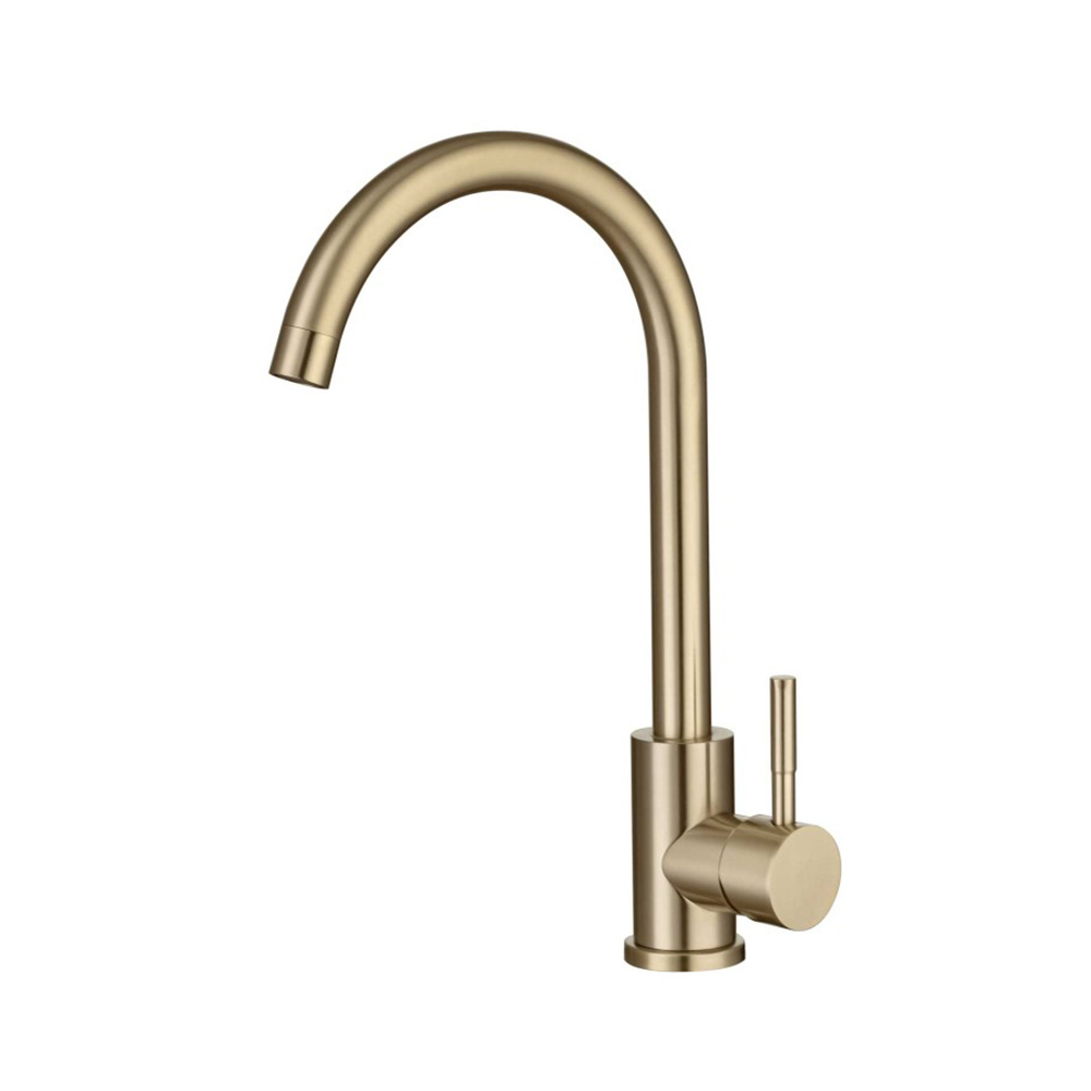 F92BB Astracast Brushed Brass Kitchen Sink Mixer - Image 1
