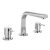 Jaquar 3-Hole Basin Mixer Round Spout