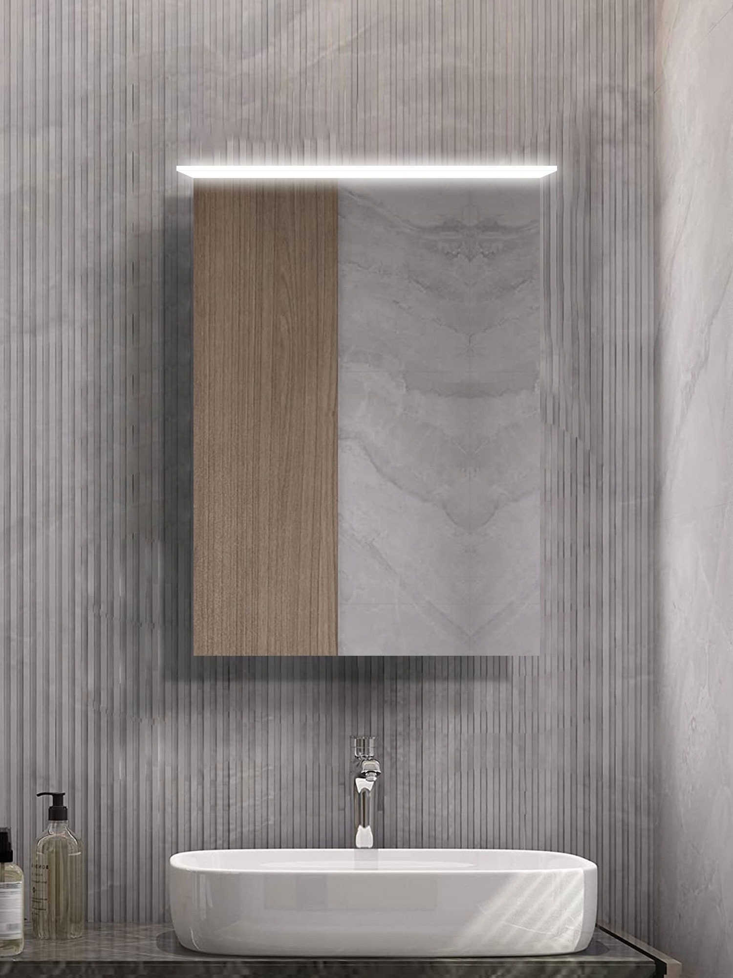 GIA-MIR018 Eclipse Mirror Cabinet/Colour Changing - Image 1