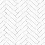 8mm Chevron White Decorative Panel