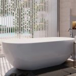 Jaquar Saipan Freestanding bathtub 1690x800x445/565mm With Over Flow & Waste