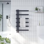 Liverpool Designer Radiator Double Towel Rail 850h x 500w x 61d mm