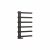 Liverpool Designer Radiator Double Towel Rail 850h x 500w x 61d mm - Image 2