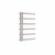 Liverpool Designer Radiator Double Towel Rail 850h x 500w x 61d mm - Image 4