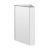 Mayfer Wall Hung Corner Single Door Mirror Cabinet