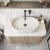 Orce Fluted Round Countertop Basin - Image 4