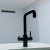 Ellsi 3 in 1 Boiling Hot Water Kitchen Sink Mixer Tap - Matt Black - Image 2