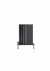 Penrith Towel Radiators Double Towel Rail 600h x 413w x 85d - Image 3