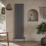 Penrith Towel Radiators Single Towel Rail 1800h x 413w x 60d