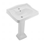 Jaquar Wall Hung Basin with Full Pedestal