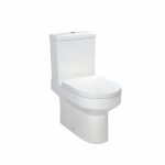 Surge Rimless Closed Back Pan Wrap Over Seat & Cistern