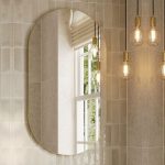 Slim Pill Shaped Mirrors