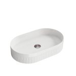 Orce Fluted Oval Countertop Basin