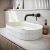 Orce Fluted Oval Countertop Basin - Image 2