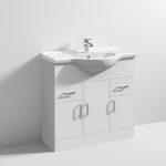 Mayford / 850mm Floor Standing Cabinet & Round Basin