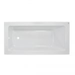 Jaquar Fonte 1700x750x420mm Built-In Bath Tub With Powder Coated MS Frame